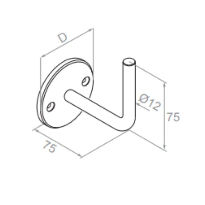 Welding handrail holder - StroFIX
