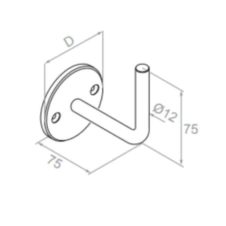 Welding handrail holder - StroFIX