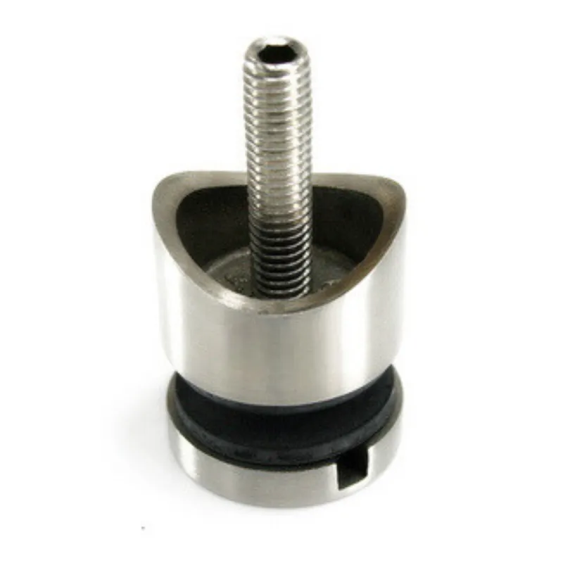 Glass adaptor D30, SS, polished, for tube Ø42.4- Strofix