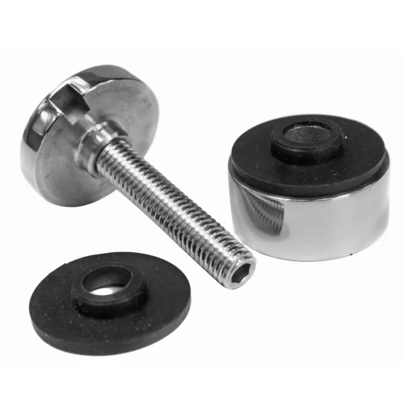 Glass adaptor D30, SS, polished - Strofix