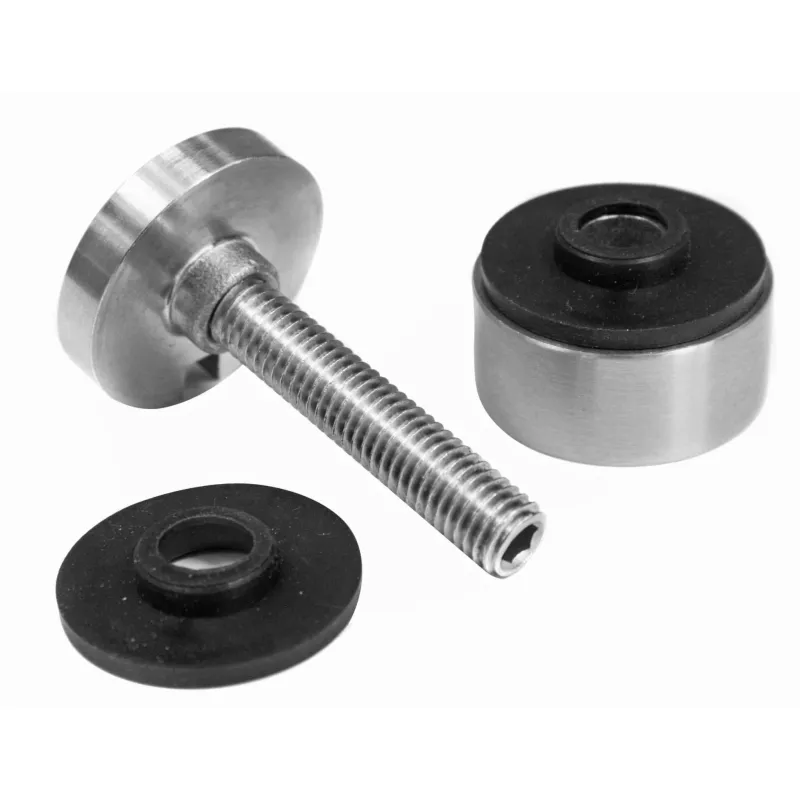 Glass adaptor D30, SS, satin-2