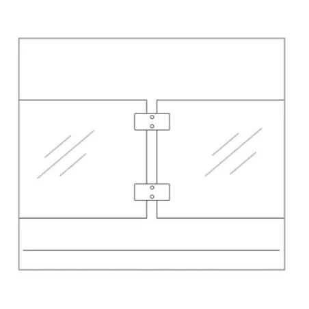 Glass clamp (180°) - StroFIX