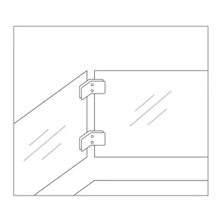 Glass clamp (90°) - StroFIX