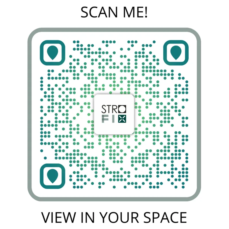 Glass railing system with glass adaptors for a flat surface - 42.4 - StroFIX