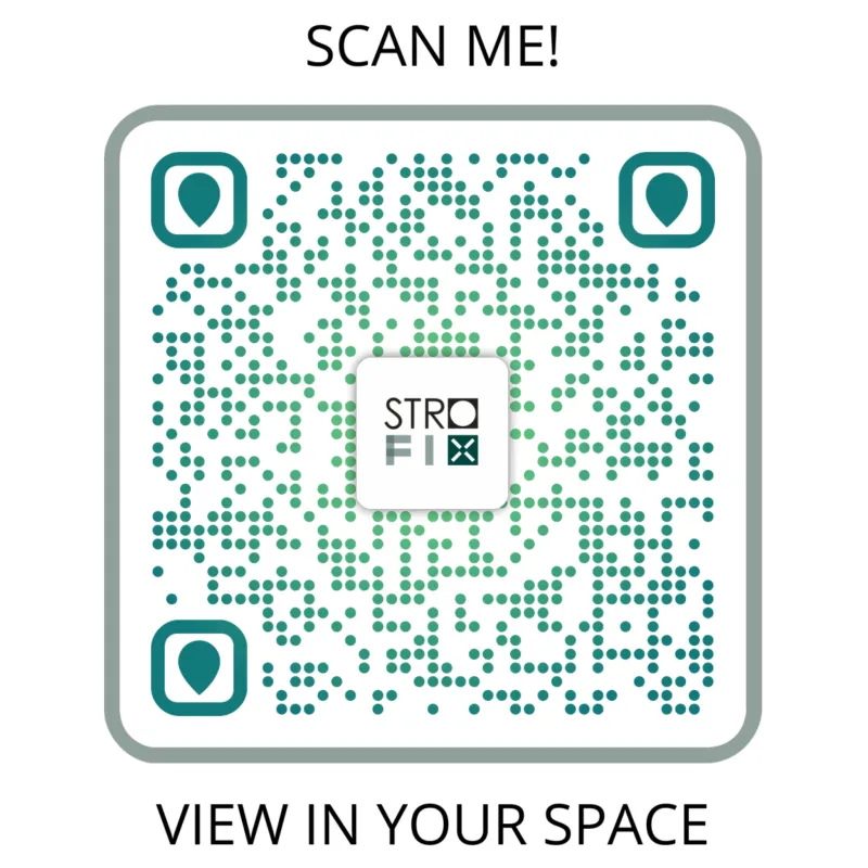 Glass railing system with glass adaptors for a flat surface - Flat - StroFIX