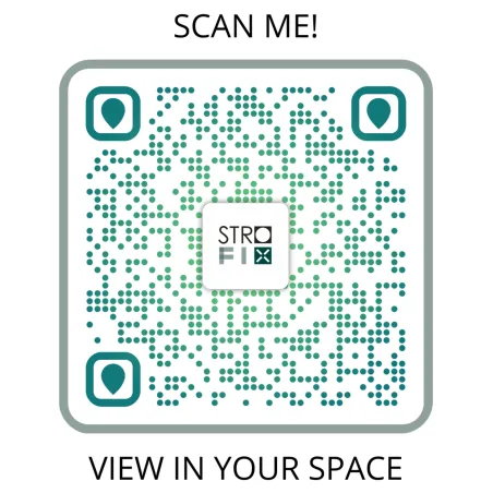 Glass railing system with glass adaptors for a flat surface - Flat - StroFIX