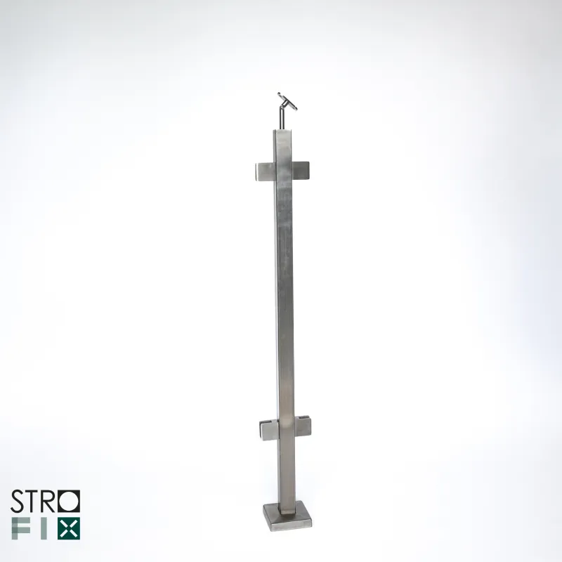 Glass railing system For stairs - Flat - StroFIX