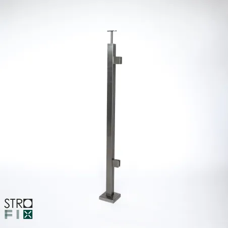 Glass railing system for a flat surface - Flat - StroFIX
