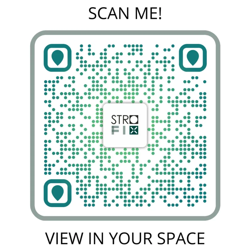 Glass railing system for a flat surface - 42.4 - StroFIX