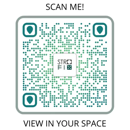 Glass railing system for a flat surface - 42.4 - StroFIX