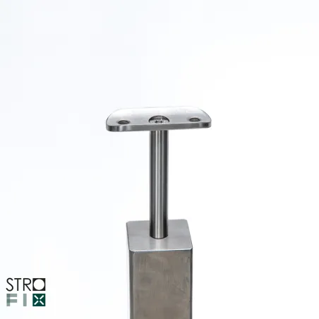 Glass railing system for a flat surface - 42.4 - StroFIX