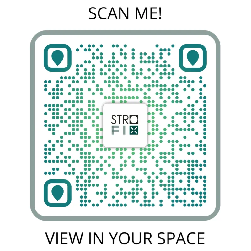 Glass railing system for a flat surface - 42.4 - StroFIX