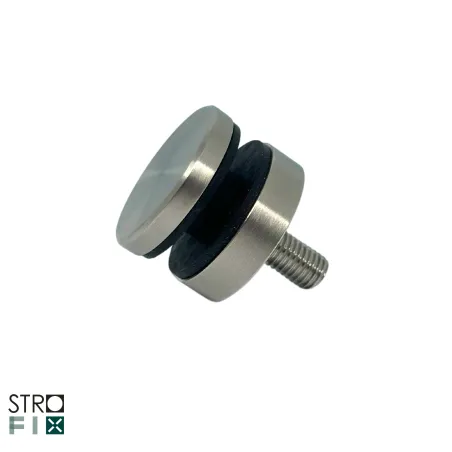 Glass adaptor D40, SS, satin - Strofix