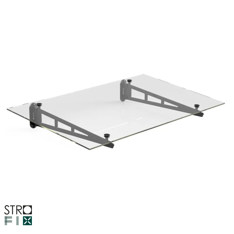 Glass canopy on 2 supports - StroFIX