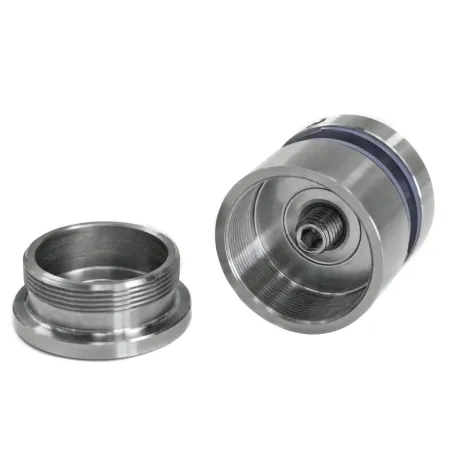 Glass adaptor D35, adjustable, SS, satin-2