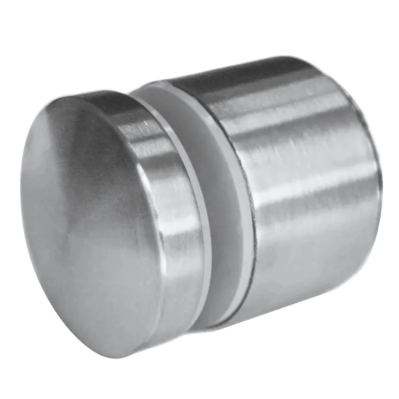 Glass adaptor D50 spherical, adjustable, SS, satin - Strofix