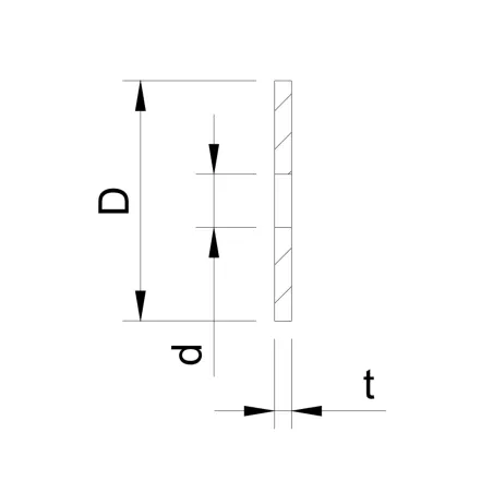 Glass adaptor - gasket, D30, EPDM - Strofix