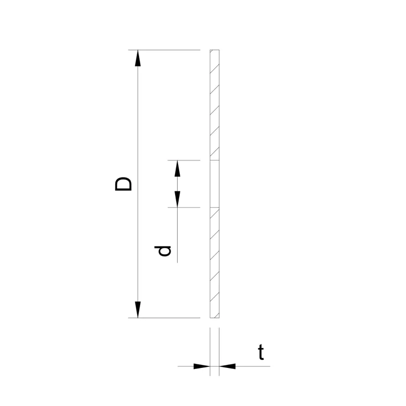 Glass adaptor - gasket, D60, EPDM - Strofix