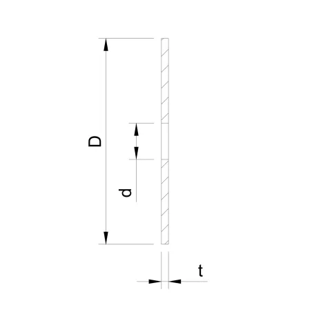 Glass adaptor - gasket, D60, EPDM - Strofix