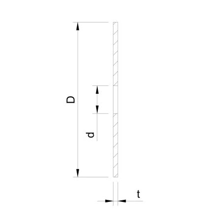 Glass adaptor - gasket, D70, EPDM - Strofix