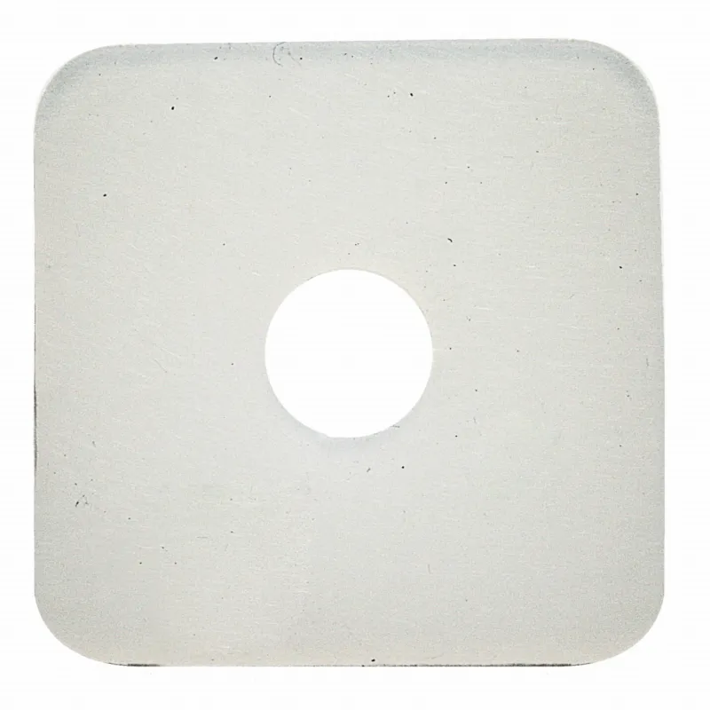 Glass adaptor - gasket, 40x40, Silicone - Strofix