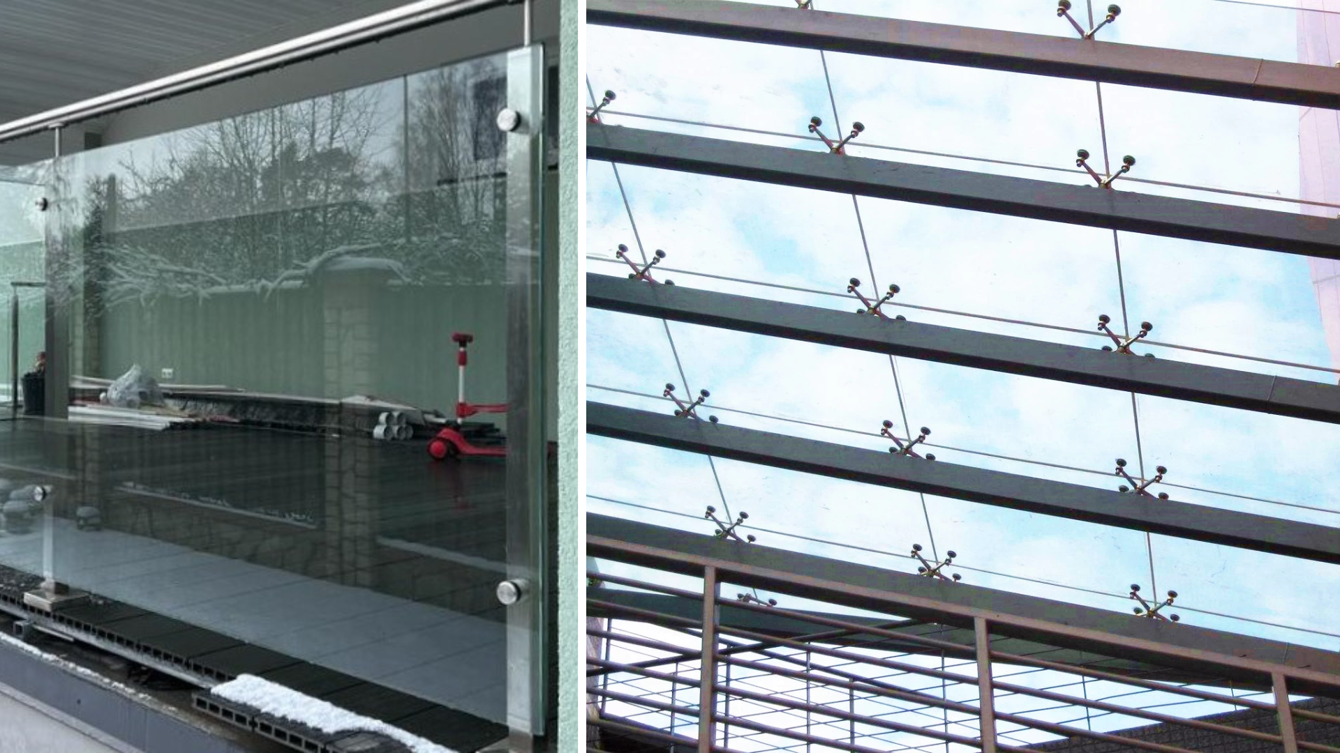 Glass adaptor double